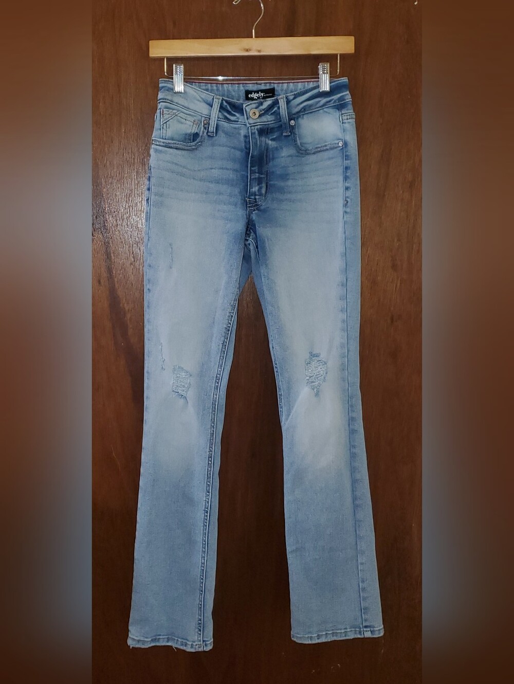 Edgely Jeans Sz 2 Mid Rise Slim Bootcut